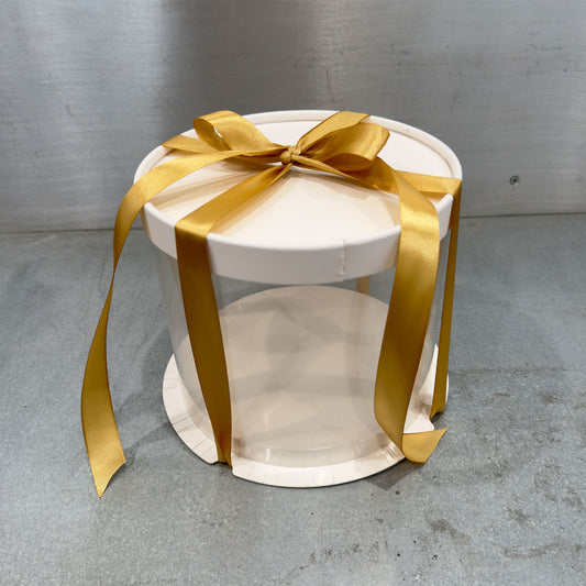 Transparent Round Cake Boxes-50 pcs/case